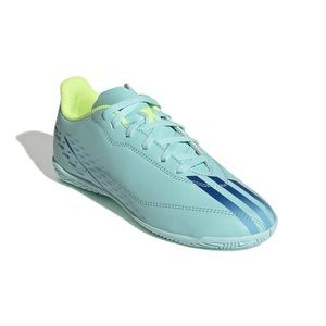 adidas X Speedportal.4 Indoor Soccer Shoes Youth Version Aqua in size 12